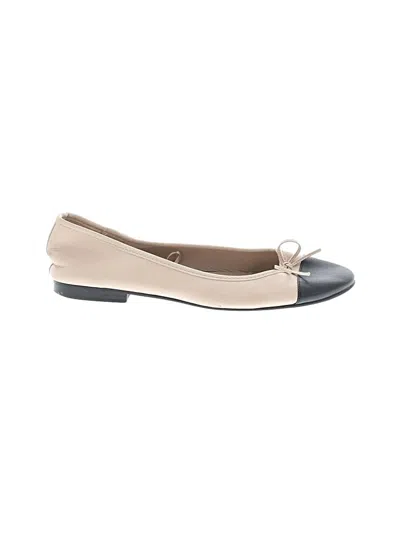 Pre-owned H&m Flats In Ivory