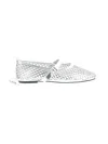 H&m Flats In Silver