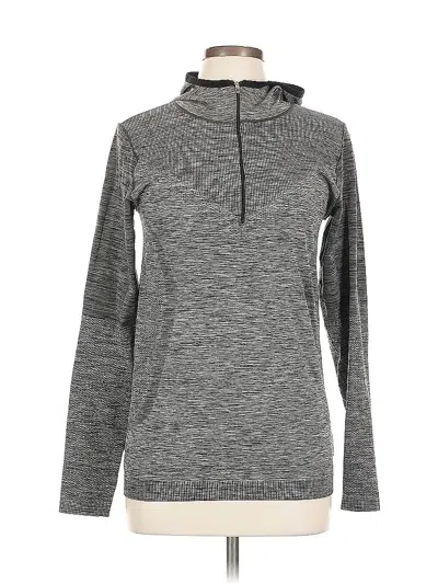 Pre-owned H&m Fleece Jacket In Gray