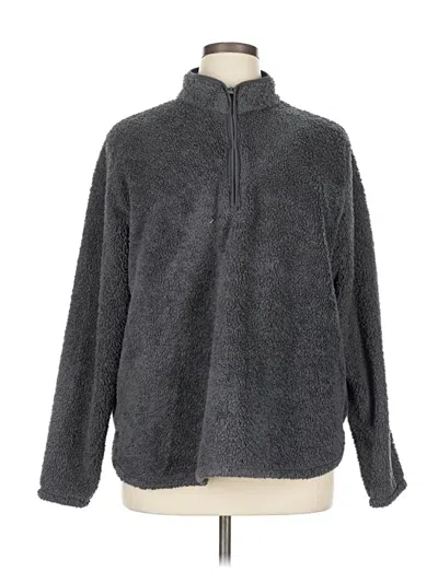 Pre-owned H&m Fleece Jacket In Gray