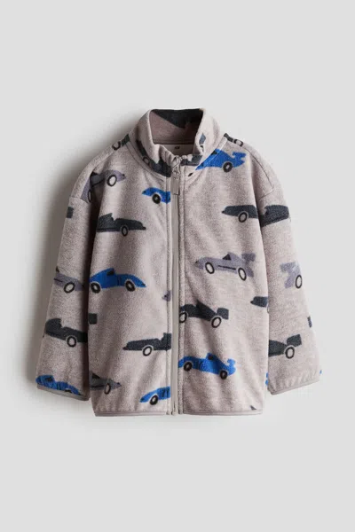 H&m Kids' Fleece Jacket In Neutral