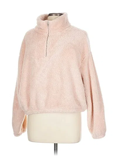 Pre-owned H&m Fleece Jacket In Pink