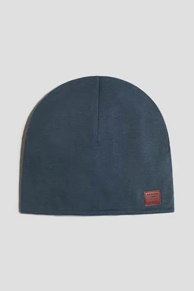 H&m Kids' Fleece-lined Cotton Beanie In Green