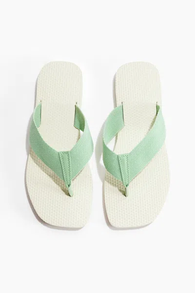 H&m Flip-flops In Green
