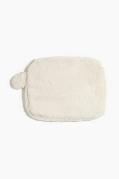 H&m Fluffy Laptop Case In White