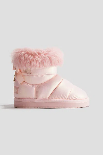 H&m Kids' Fluffy-lined Boots In Pink