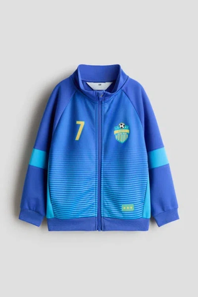 H&m Kids'  Football Jacket In Blue