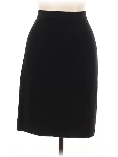 Pre-owned H&m Formal Skirt In Black