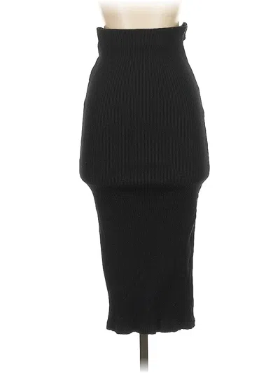 Pre-owned H&m Formal Skirt In Black