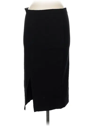 Pre-owned H&m Formal Skirt In Black