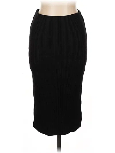 Pre-owned H&m Formal Skirt In Black