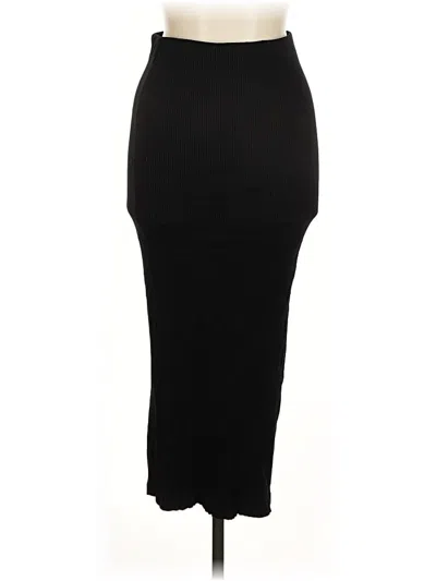 Pre-owned H&m Formal Skirt In Black