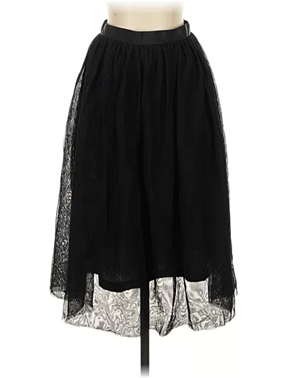 Pre-owned H&m Formal Skirt In Black