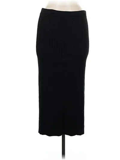 Pre-owned H&m Formal Skirt In Black