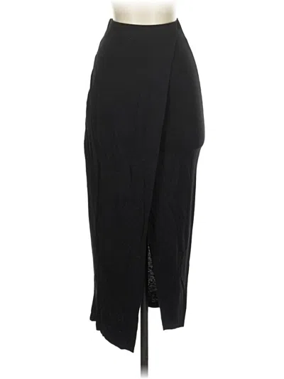 Pre-owned H&m Formal Skirt In Black