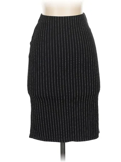 Pre-owned H&m Formal Skirt In Black