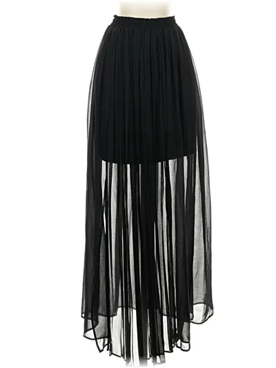 Pre-owned H&m Formal Skirt In Black