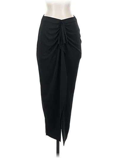 Pre-owned H&m Formal Skirt In Black