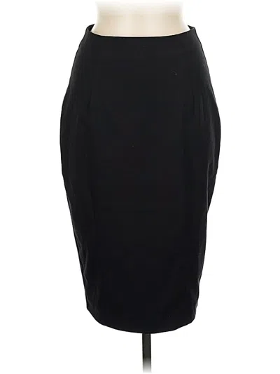 Pre-owned H&m Formal Skirt In Black