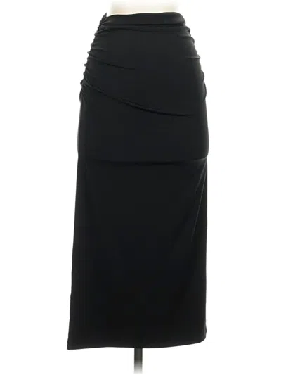 Pre-owned H&m Formal Skirt In Black