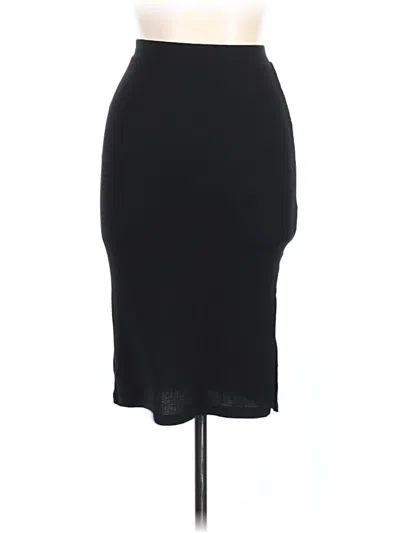Pre-owned H&m Formal Skirt In Black