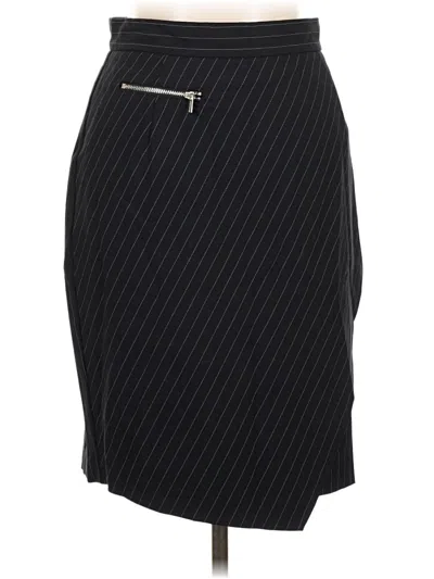 Pre-owned H&m Formal Skirt In Black