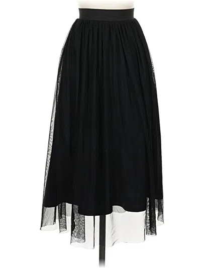 Pre-owned H&m Formal Skirt In Black