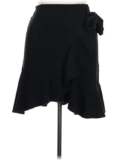 Pre-owned H&m Formal Skirt In Black