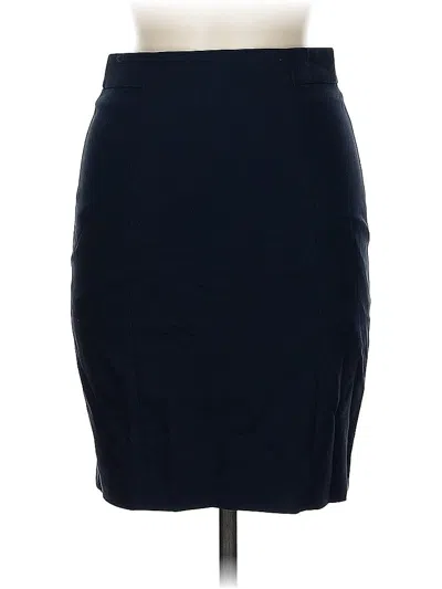 Pre-owned H&m Formal Skirt In Blue