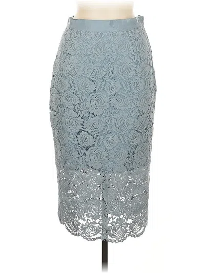Pre-owned H&m Formal Skirt In Blue