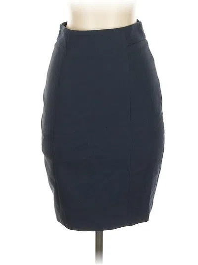 Pre-owned H&m Formal Skirt In Blue