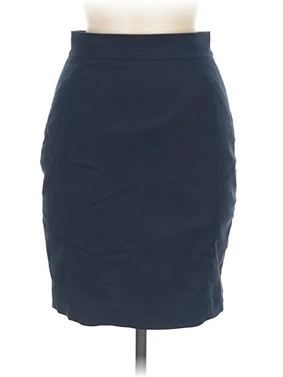 Pre-owned H&m Formal Skirt In Blue