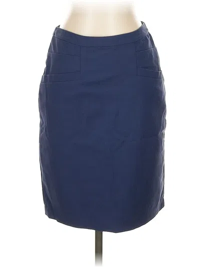 Pre-owned H&m Formal Skirt In Blue