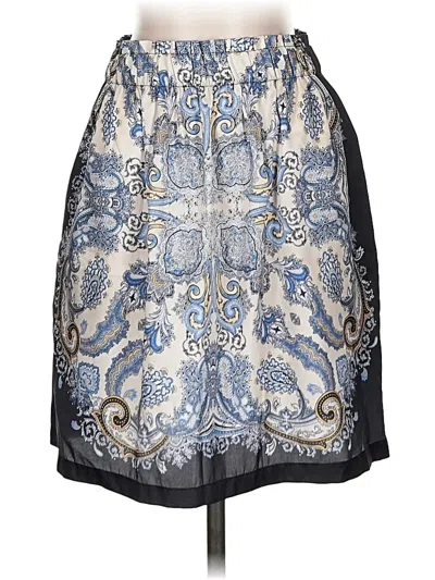 Pre-owned H&m Formal Skirt In Blue