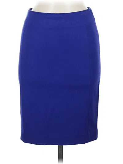Pre-owned H&m Formal Skirt In Blue