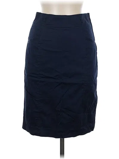 Pre-owned H&m Formal Skirt In Blue