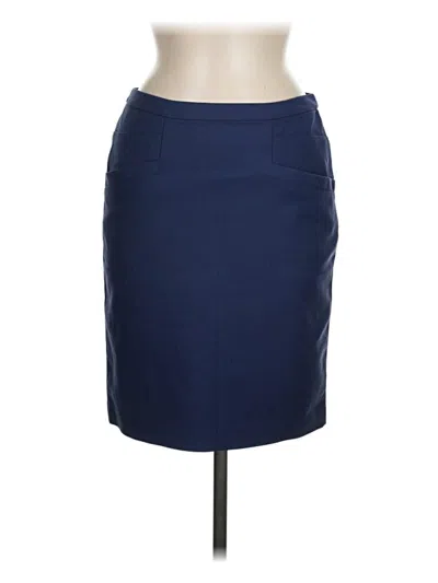 Pre-owned H&m Formal Skirt In Blue