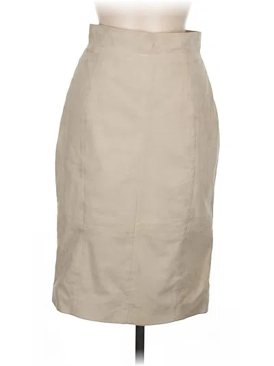 Pre-owned H&m Formal Skirt In Brown