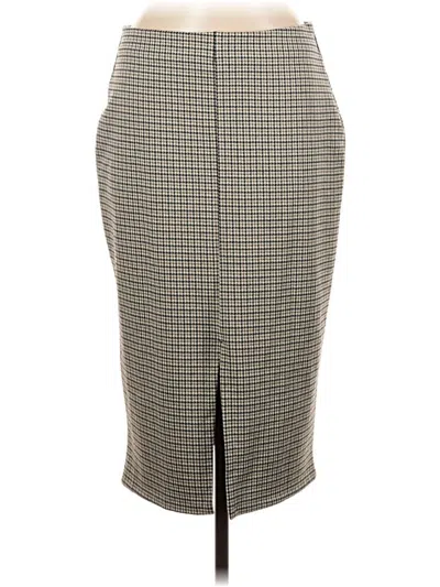 Pre-owned H&m Formal Skirt In Brown