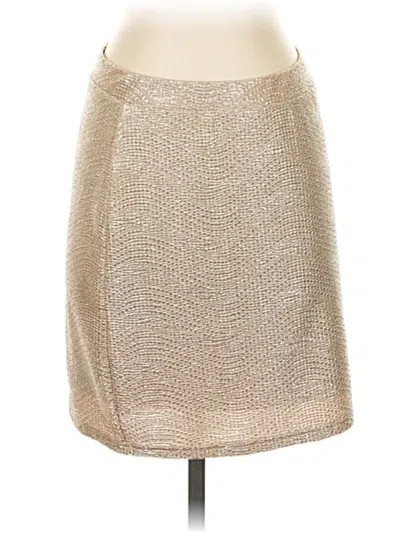 Pre-owned H&m Formal Skirt In Gold