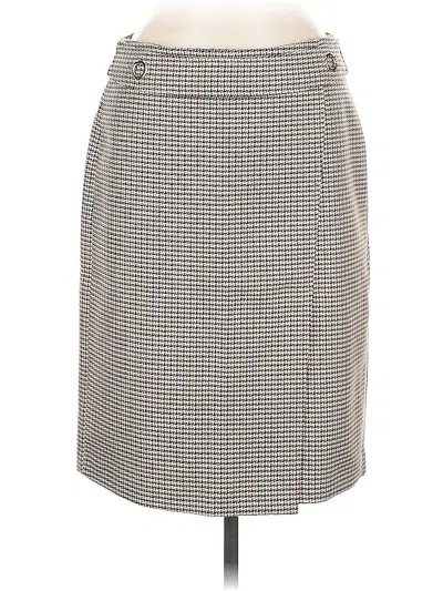 Pre-owned H&m Formal Skirt In Gray