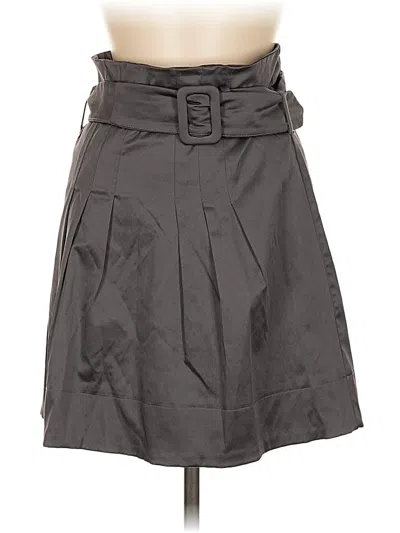 Pre-owned H&m Formal Skirt In Gray