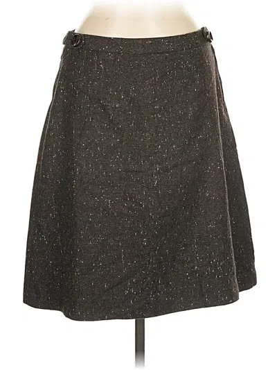 Pre-owned H&m Formal Skirt In Gray