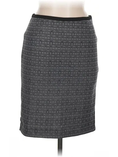 Pre-owned H&m Formal Skirt In Gray