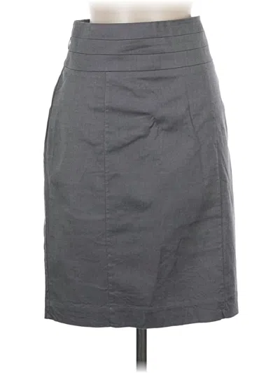 Pre-owned H&m Formal Skirt In Gray