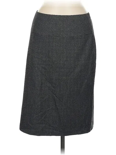 Pre-owned H&m Formal Skirt In Gray