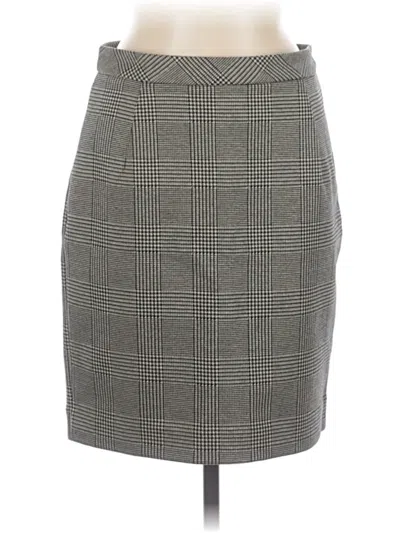 Pre-owned H&m Formal Skirt In Gray