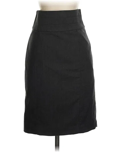 Pre-owned H&m Formal Skirt In Gray