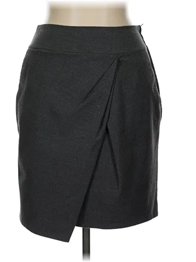 Pre-owned H&m Formal Skirt In Gray