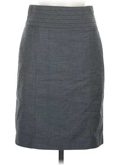 Pre-owned H&m Formal Skirt In Gray